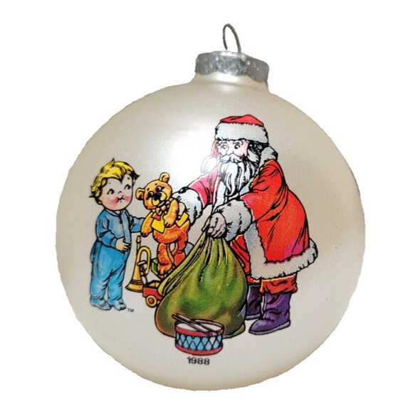 Campbell's Other - 1988 Campbells Soup Kids Christmas Ornament No Box  - Holiday Decoration Ball